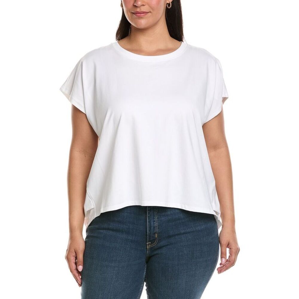 Eileen Fisher Womens  Crew Neck Box Top